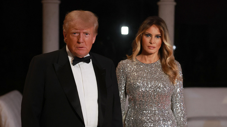 President Trump and Melania Trump at Mar-O-Lago