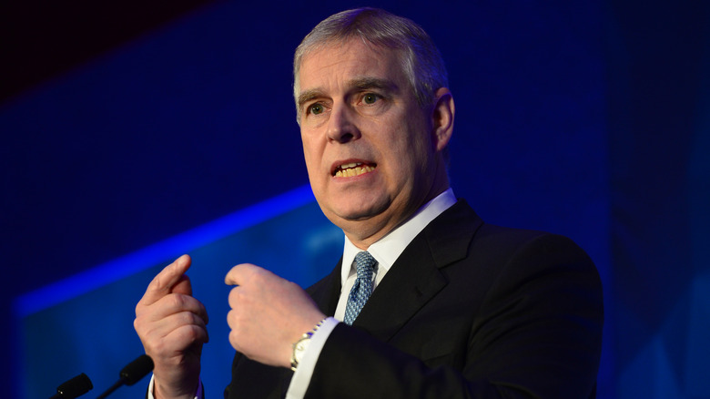 Prince Andrew at St. James' Palace 2015