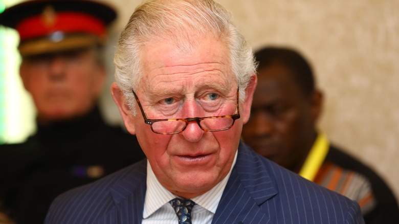 Prince Charles with glasses on