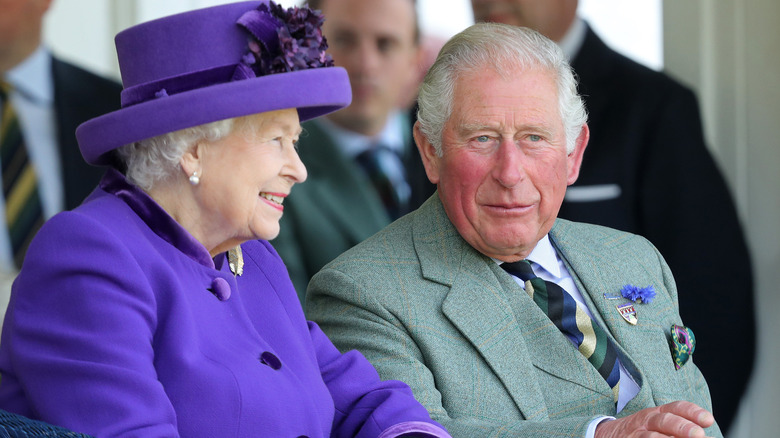 Queen Elizabeth and Prince Charles