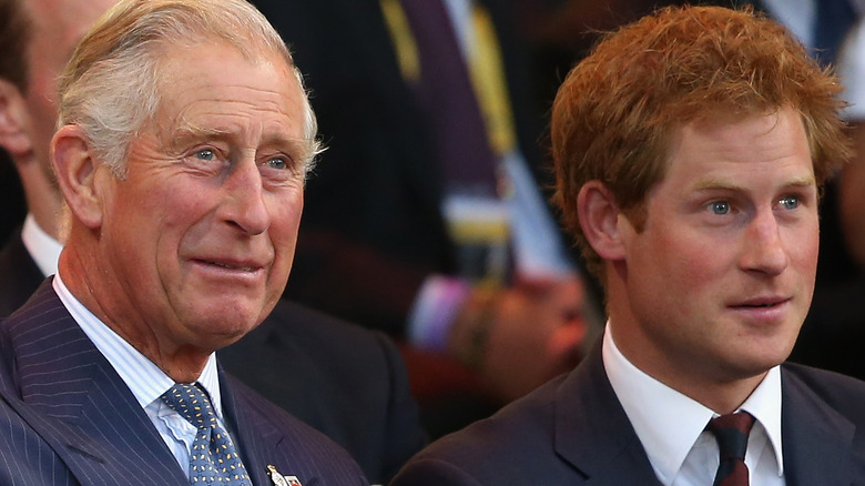 Prince Charles and Prince Harry attending the Invictus Games