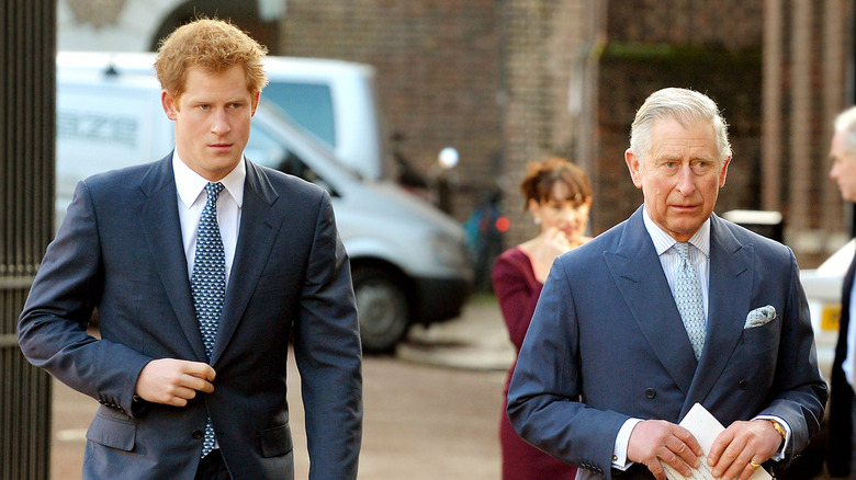 Prince Harry and Prince Charles together