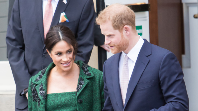 Prince Harry and Meghan Markle at event