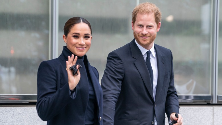 Meghan Markle and Prince Harry visiting One World Observatory