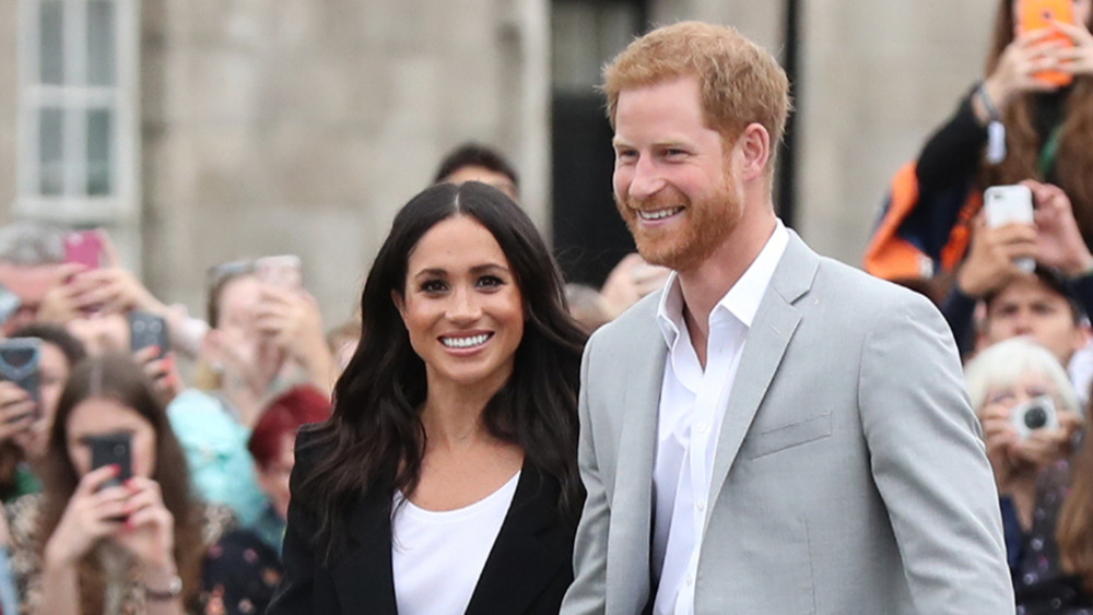 Meghan Markle and Prince Harry at an event 