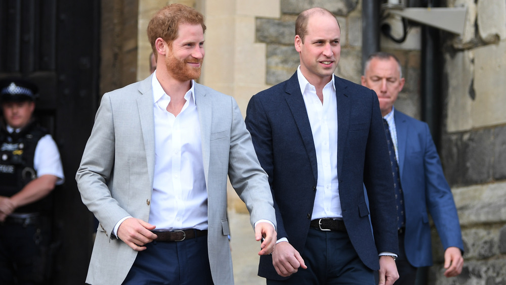 Prince William Prince Harry suits