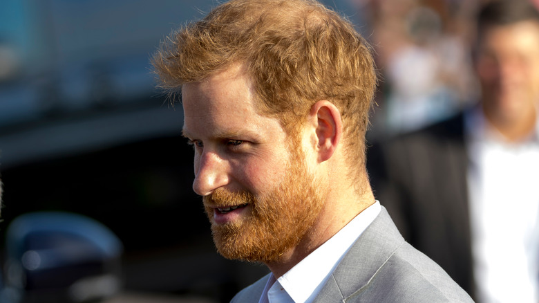 Prince Harry posing