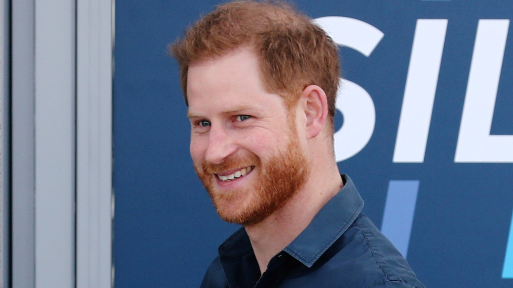 Prince Harry smiling