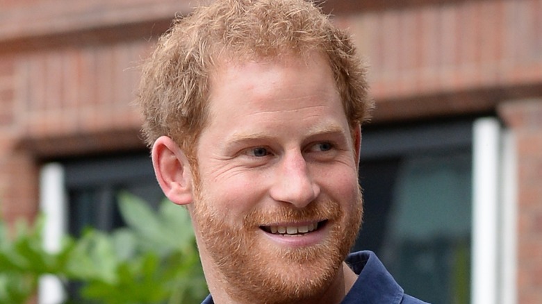 Prince Harry smiling