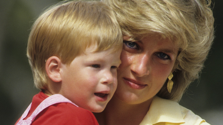 Princess Diana and Prince Harry