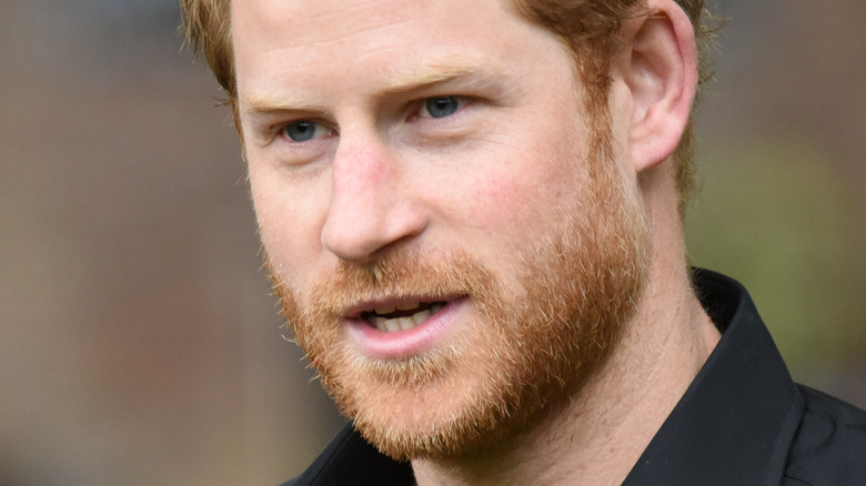 Prince Harry speaking