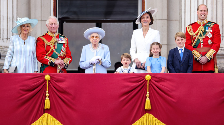 Royal family at Trooping the Color parade 