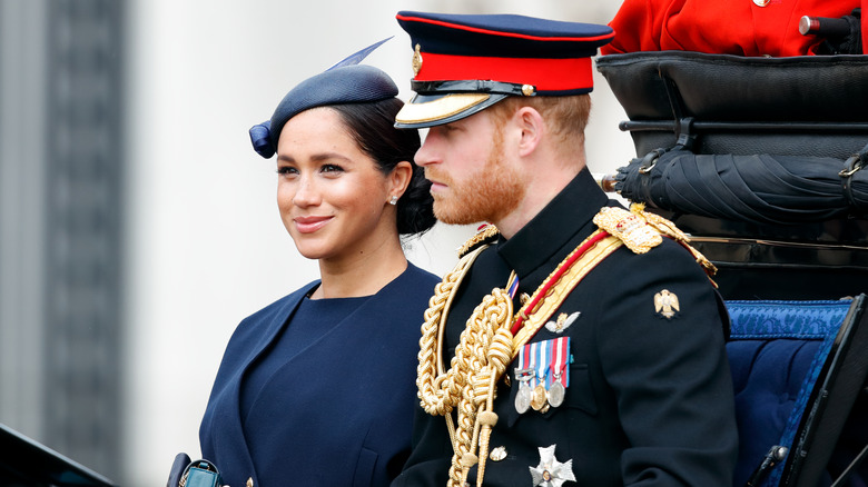 Meghan Markle and Prince Harry military uniform