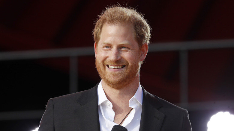 Prince Harry smiling