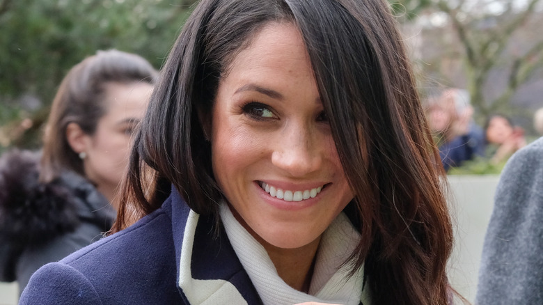 Meghan Markle smiling