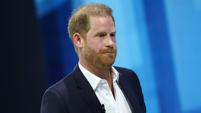 Prince Harry at speaking engagement