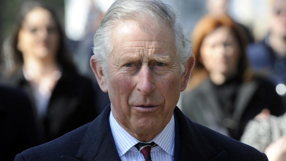 Prince Charles looking stern