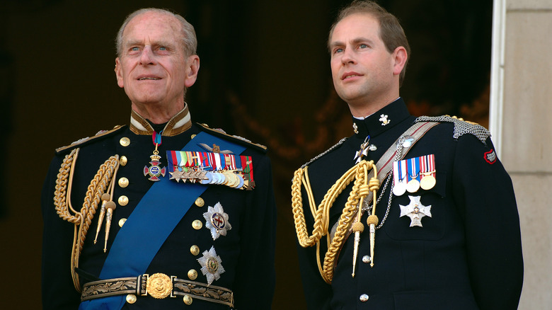 Prince Philip and Prince Edward