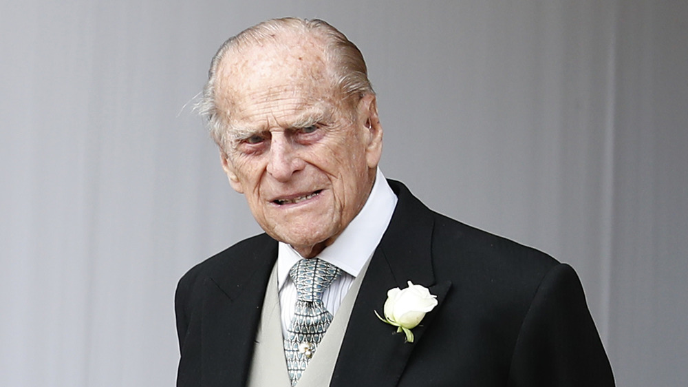 Prince Philip furrowed brow