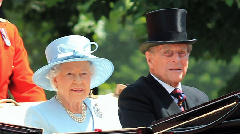 Queen Elizabeth and Prince Philip together