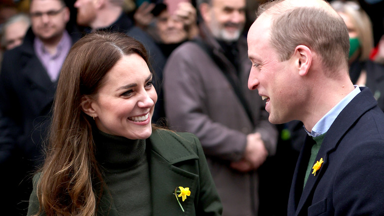 Kate Middleton and Prince William laughing