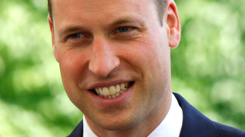 Prince William smililng