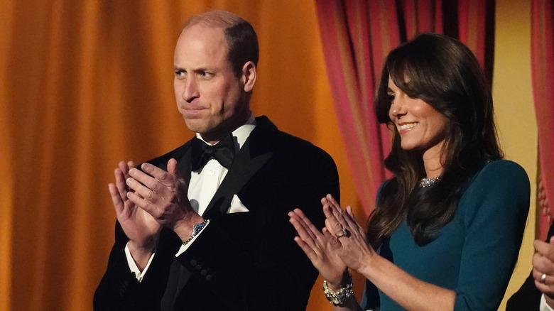 Prince William, Kate Middleton clapping