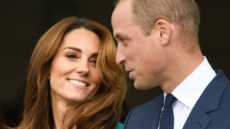 Prince William and Kate Middleton smiling