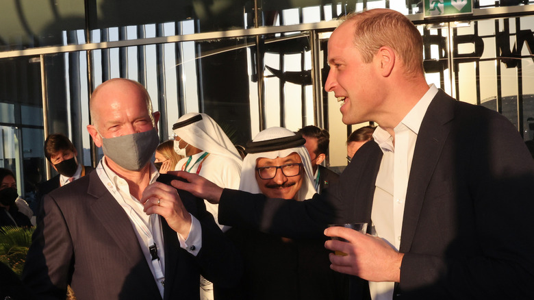 Prince William with Sultan Ahmed bin Sulayem