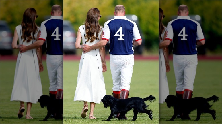 William and Kate with Lupo