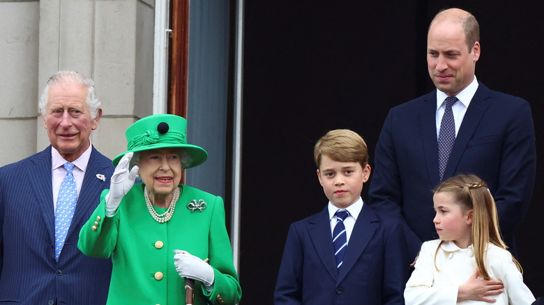 Queen Elizabeth II with successors