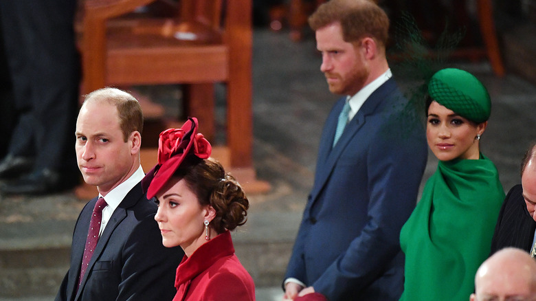 The Windsors and Sussexes Commonwealth Day service