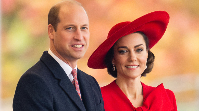 Prince William and Kate Middleton smiling