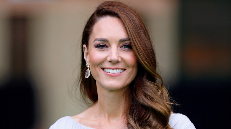 Kate Middleton smiling in close-up