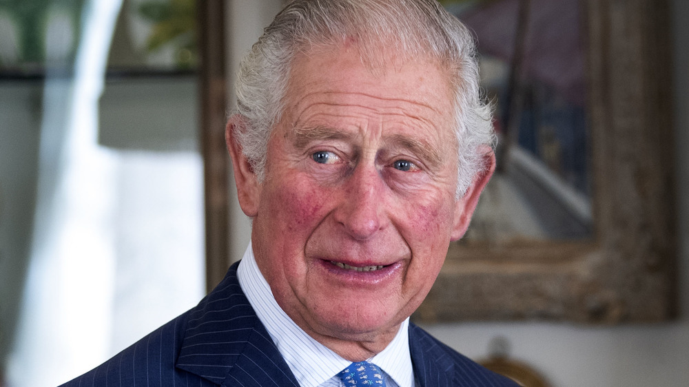 Prince Charles staring