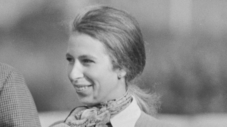 Princess Anne smiling