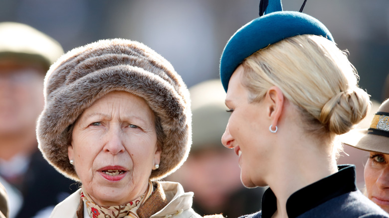 Princess Anne and daughter Zara