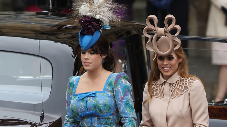 Beatrice and Eugenie fascinators