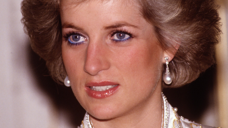 Princess Diana posing