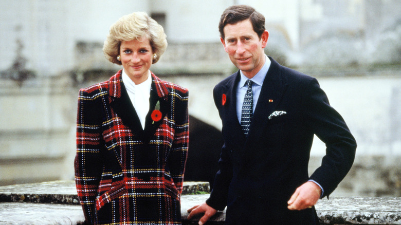 Princess Diana and King Charles smiling