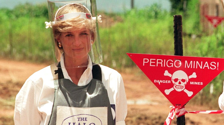 Princess Diana in Angola