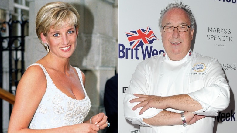 Princess Diana and chef Darren McGrady