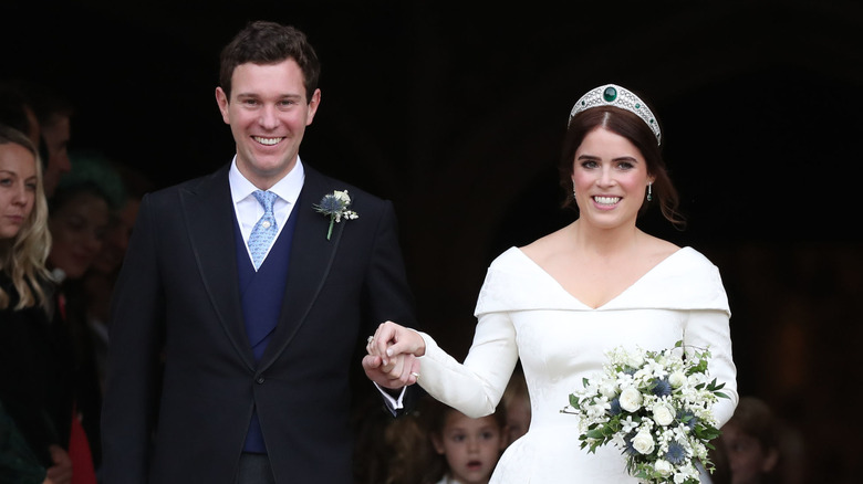 Princess Eugenie and Jack Brooksbank on wedding day