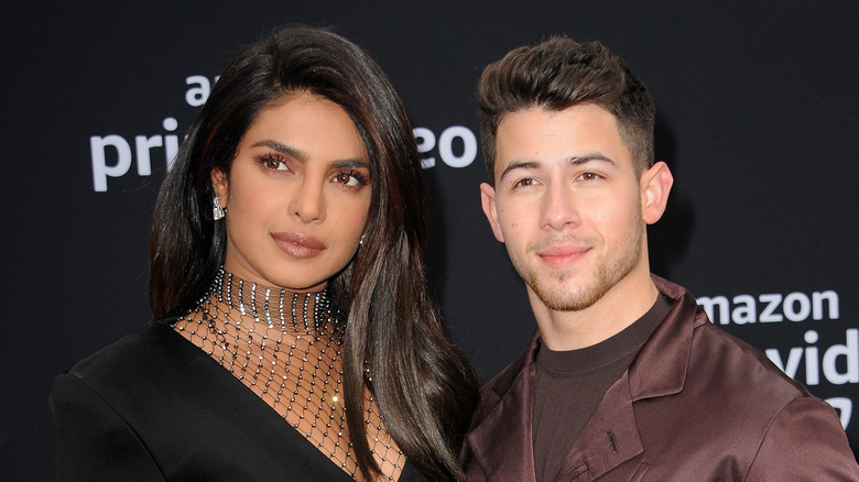 Priyanka Chopra and Nick Jonas smiling