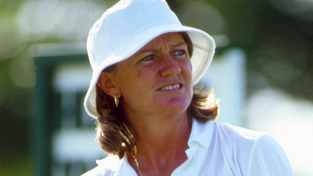 Jane Blalock white hat