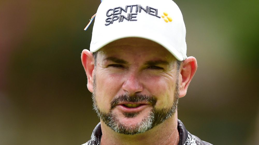 Rory Sabbatini sneering