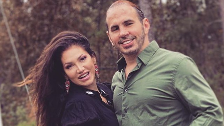 Matt Hardy and Reby Sky hugging and smiling in an Instagram photo