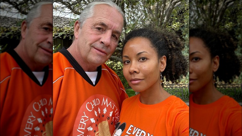 Bret Hart and Stephanie Washington selfie