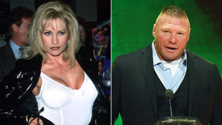 Sable at Playboy cover party in 1999, Brock Lesnar in Saudi Arabia