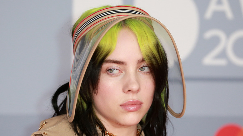 Billie Eilish stares 